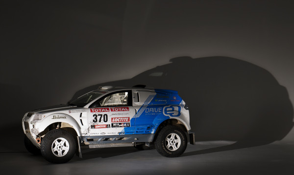 Electric OSCar eO rally car, studio shot